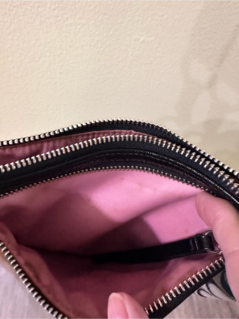 Coach Black and Silver Signature Crossbody Bag - Picture 9 of 14